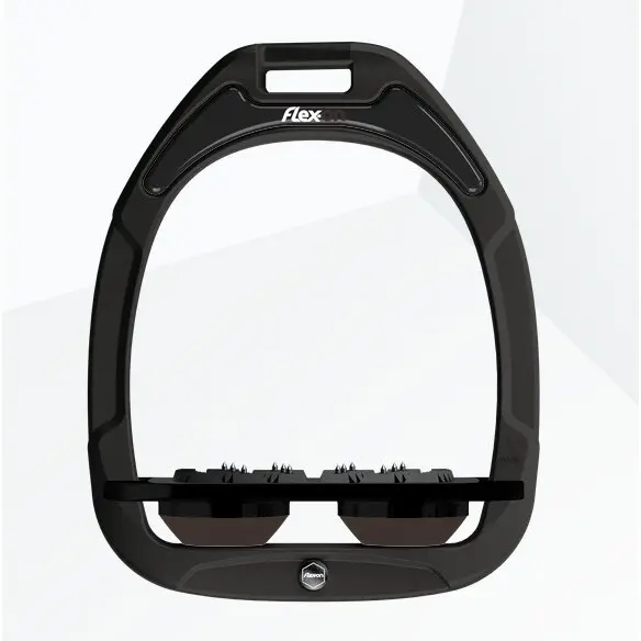 Platte Ultra Grip Steigbügel Schwarz/Schwarz/Braun Flex-On Green Composite