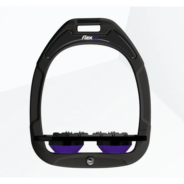 Étriers Plat Ultra Grip Noir/Noir/Violet Flex-On Green Composite