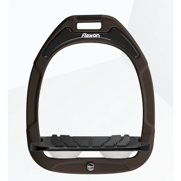 Schrägsteigbügel Grip Braun/Schwarz/Weiß Flex-On Green Composite