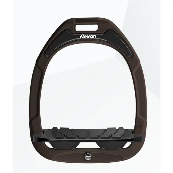 Schrägsteigbügel Grip Braun/Schwarz/Schwarz Flex-On Green Composite