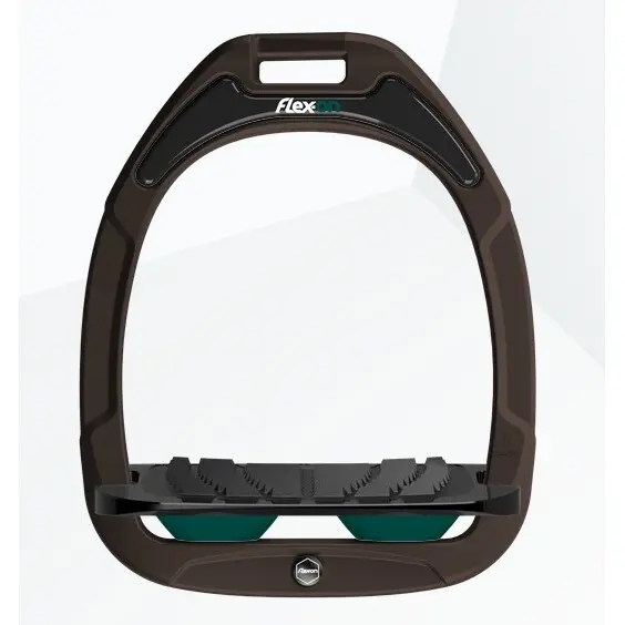 Étriers Incliné Grip Marron/Noir/Vert Flex-On Green Composite