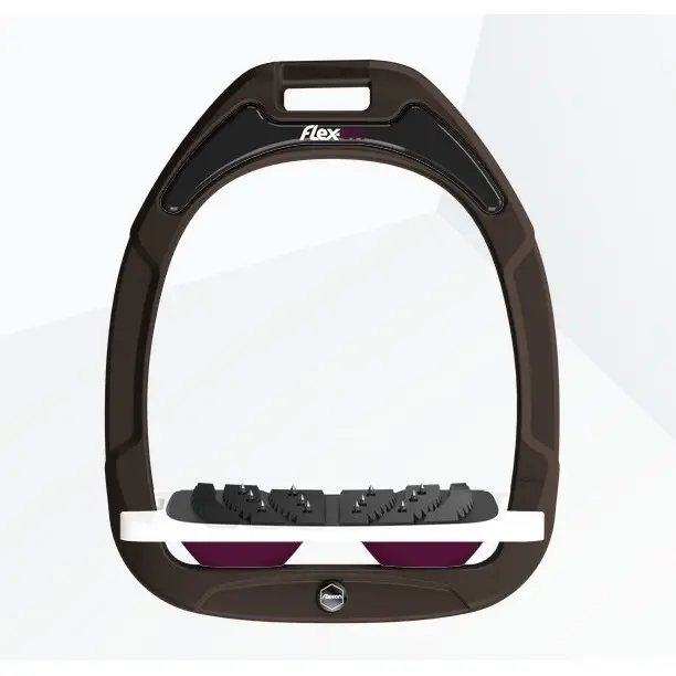 Étriers Incliné Ultra Grip Marron/Blanc/Prune Flex-On Green Composite