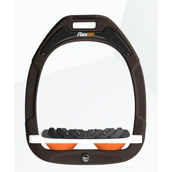 Étriers Incliné Ultra Grip Marron/Blanc/Orange Flex-On Green Composite