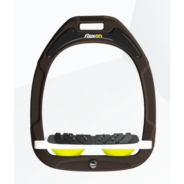 Étriers Incliné Ultra Grip Marron/Blanc/Jaune Flex-On Green Composite