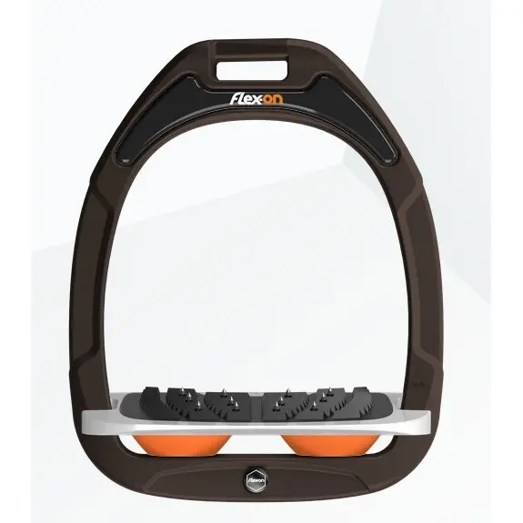 Étriers Incliné Ultra Grip Marron/Gris/Orange Flex-On Green Composite