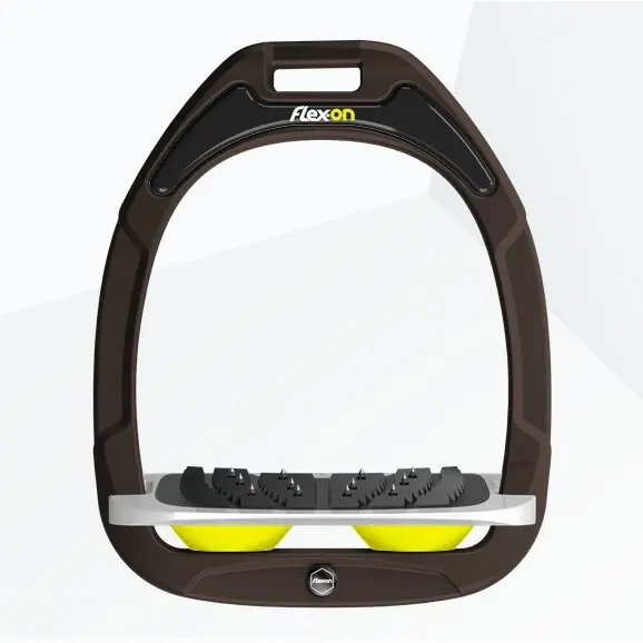 Étriers Incliné Ultra Grip Marron/Gris/Jaune Flex-On Green Composite