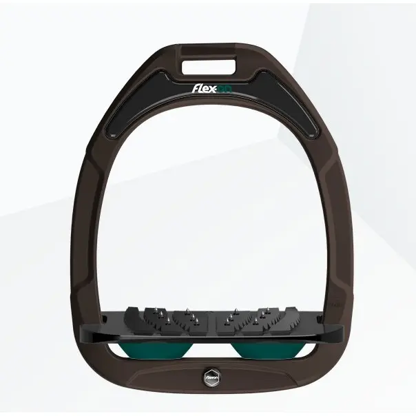 Étriers Incliné Ultra Grip Marron/Noir/Vert Flex-On Green Composite