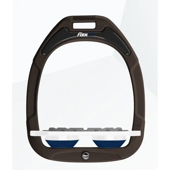 Schnallen Plat Grip Braun/Weiß/Marine Flex-On Green Composite