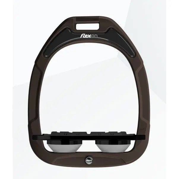 Étriers Plat Grip Marron/Noir/Gris Flex-On Green Composite