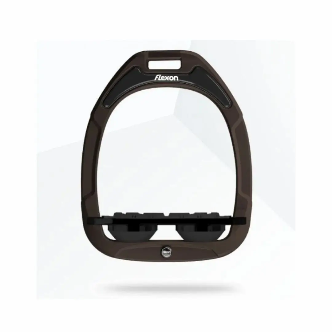 Comparer les prix de Étriers Plat Grip Marron/Noir/Noir Flex On Green Composite