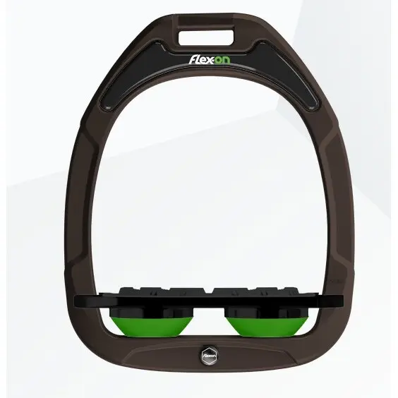 Sättelplatten Plat Grip Braun/Schwarz/Grün Flex-On Green Composite