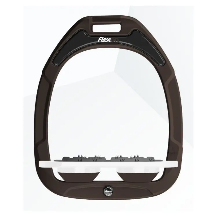 Meilleurs prix pour Étriers Plat Ultra Grip Marron/Blanc/Blanc Flex-On Green Composite