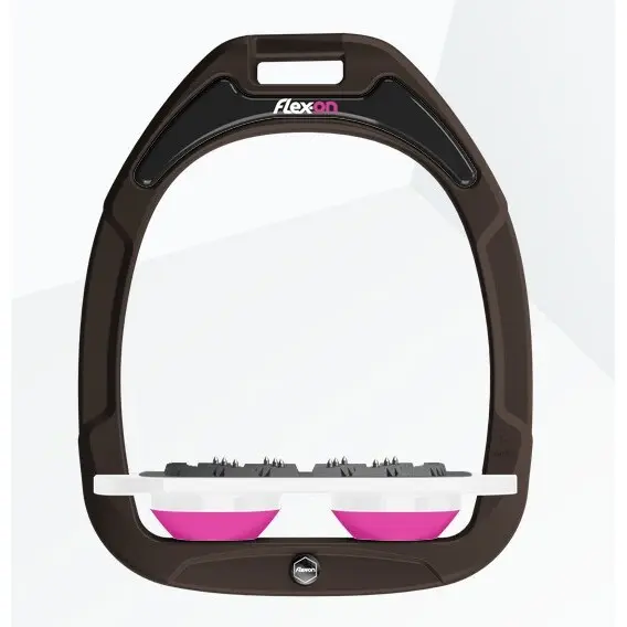 Sattelstützen Plat Ultra Grip Braun/Weiß/Rosa Flex-On Green Composite
