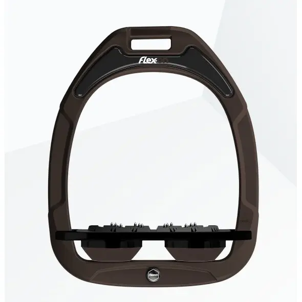 Comparer les prix de Étriers Plat Ultra Grip Marron/Noir/Marron Flex-On Green Composite