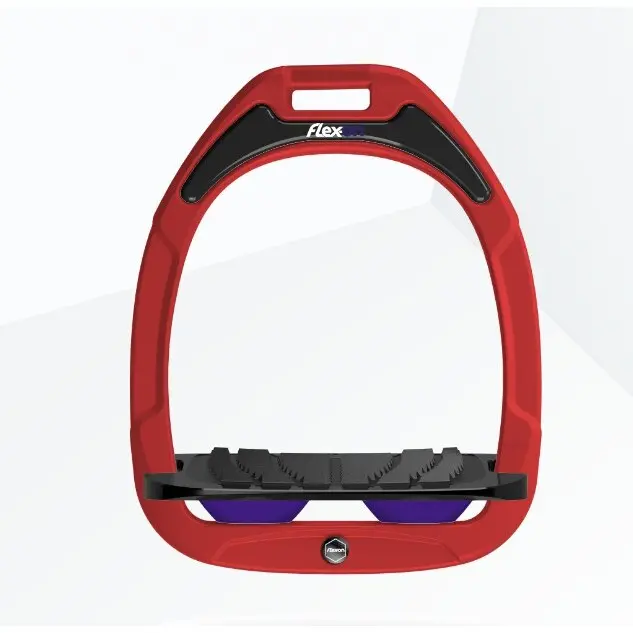 Neigungsschenkel mit Grip Rot/Schwarz/Violett Flex-On Green Composite