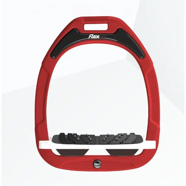 Meilleurs prix pour Étriers Incliné Ultra Grip Rouge/Blanc/Marron Flex On Green Composite