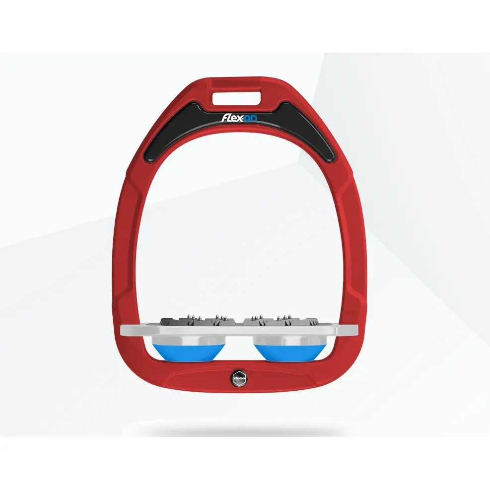 Comparer les prix de Étriers Plat Ultra Grip Rouge/Gris/Bleu Flex-On Green Composite