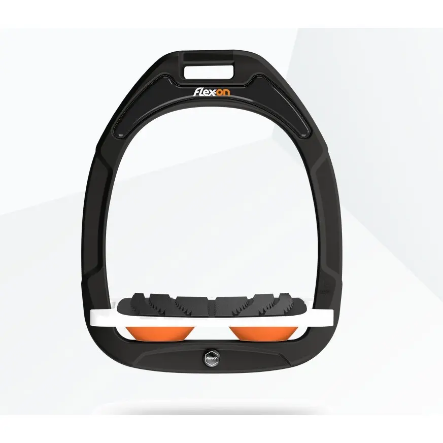 Neigungen Steigbügel Grip Grün/Weiß/Orange Flex-On Green Composite