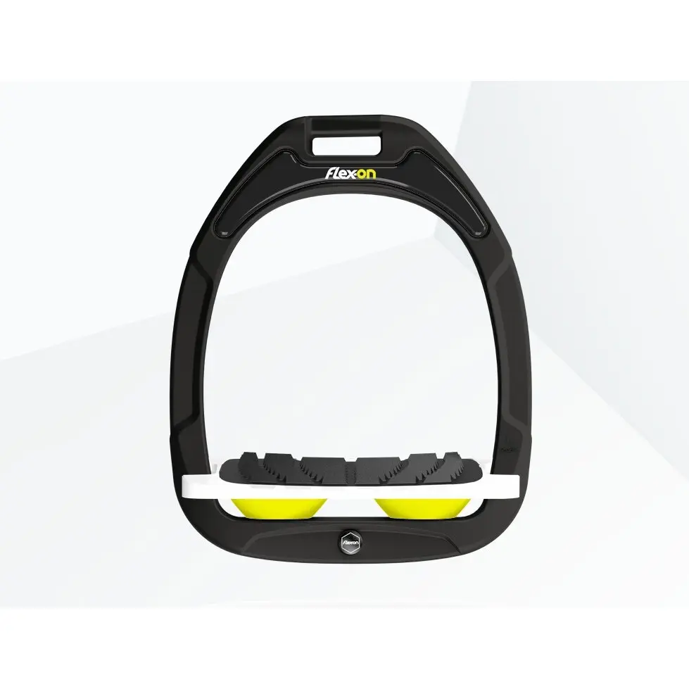 Schrägsteigbügel Grip Grün/Weiß/Gelb Flex-On Green Composite