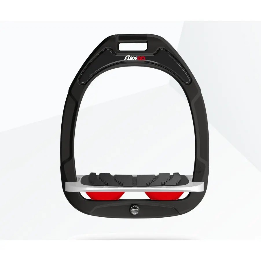 Neigung Steigbügel Grip Grün/Grau/Rot Flex-On Green Composite