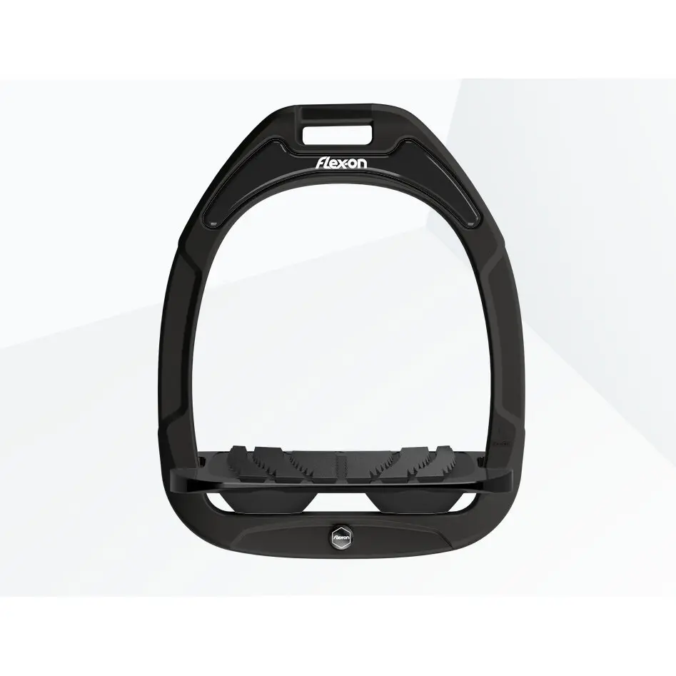 Schräg-Grip Steigbügel Grün/Schwarz Flex-On Green Composite