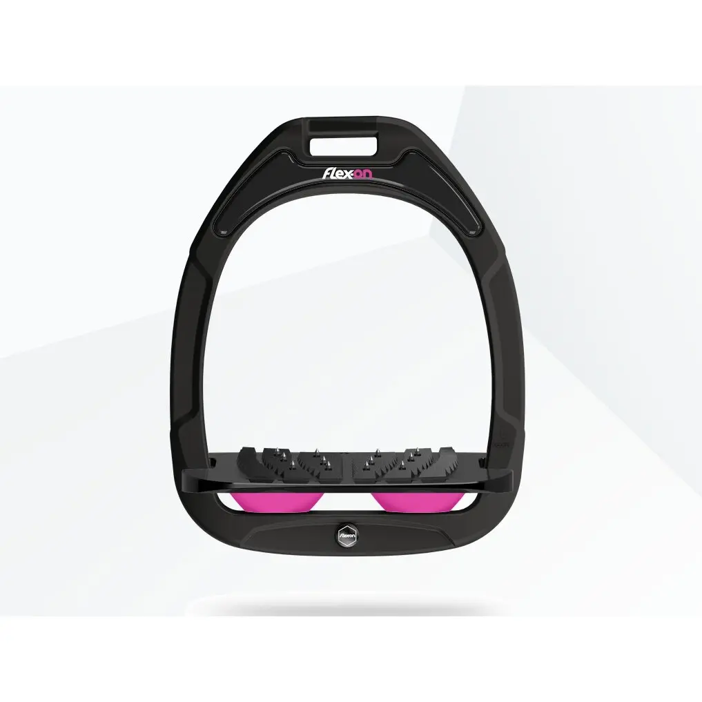 Schrägsteigbügel Ultra Grip Grün/Schwarz/Rosa Flex-On Green Composite