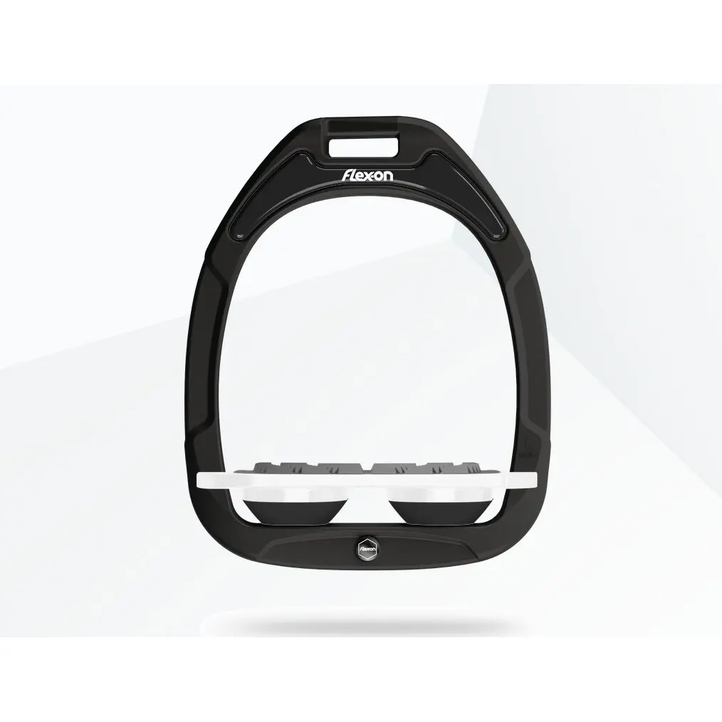 Étriers Plat Grip Vert/Blanc/Noir Flex-On Green Composite