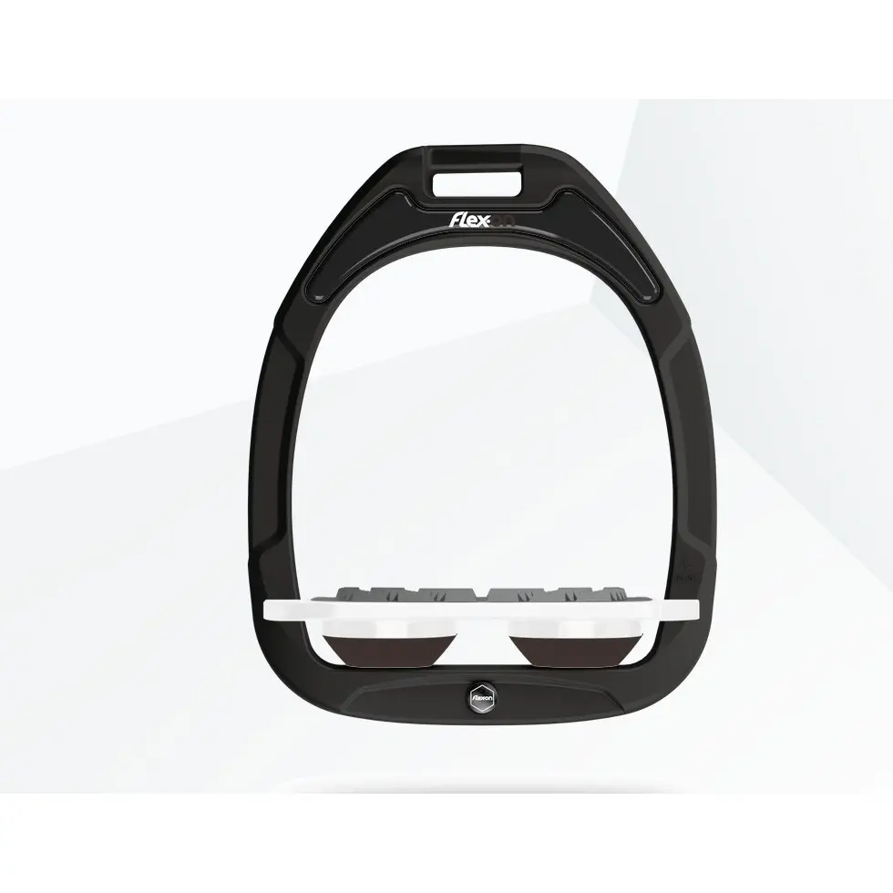 Étriers Plat Grip Vert/Blanc/Marron Flex-On Green Composite