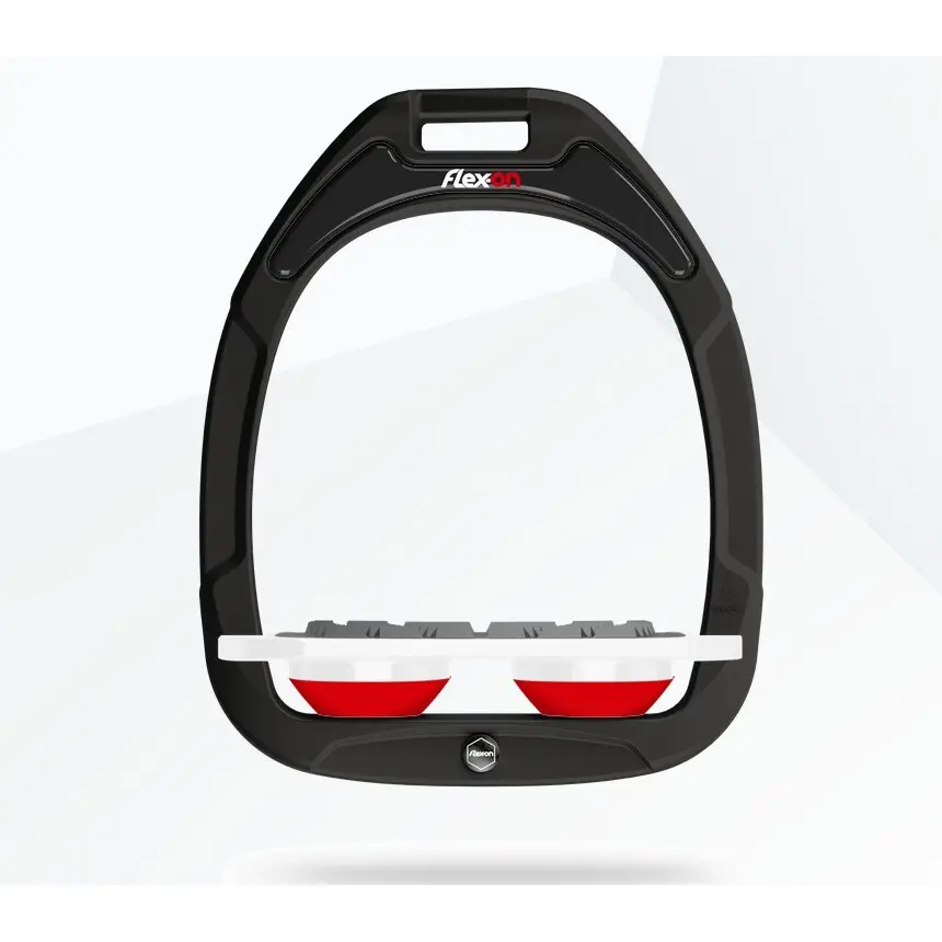 Étriers Plat Grip Vert/Blanc/Rouge Flex-On Green Composite