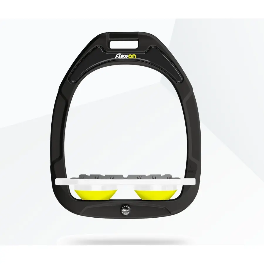 Étriers Plat Grip Vert/Blanc/Jaune Flex-On Green Composite