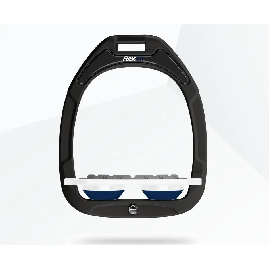 Étriers Plat Grip Vert/Blanc/Marine Flex-On Green Composite