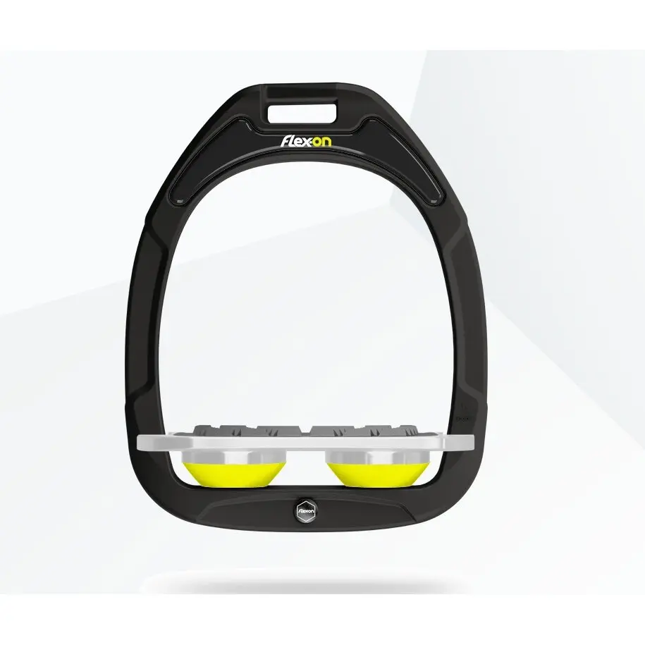Étriers Plat Grip Vert/Gris/Jaune Flex-On Green Composite