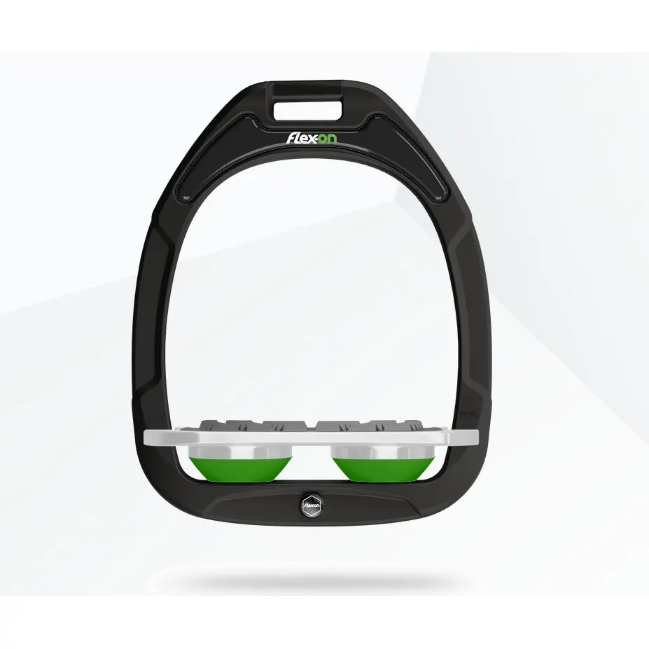 Étriers Plat Grip Vert/Gris Flex-On Green Composite
