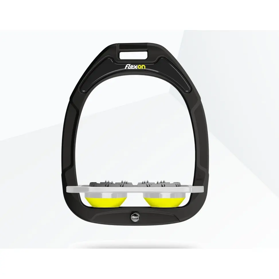Étriers Plat Ultra Grip Vert/Gris/Jaune Flex-On Green Composite