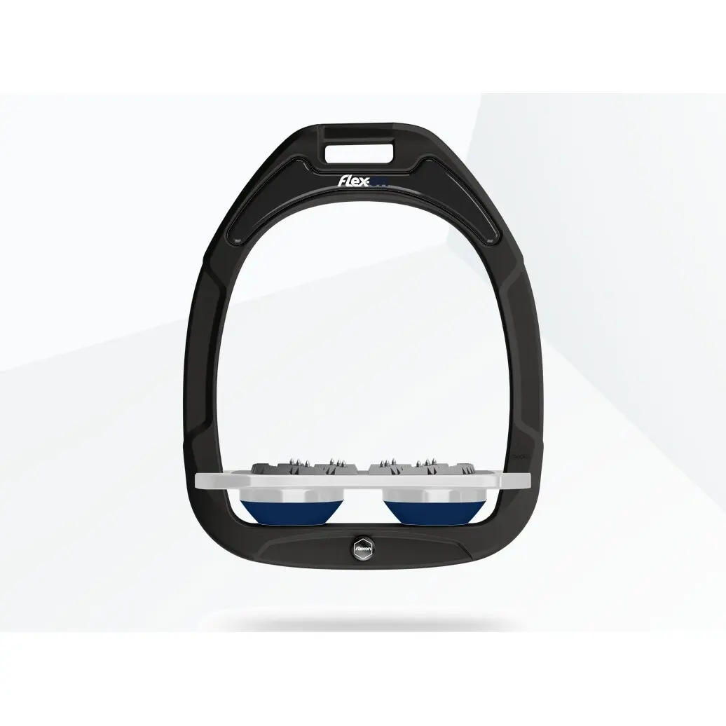 Plattensteigbügel Ultra Grip Grün/Grau/Marine Flex-On Green Composite