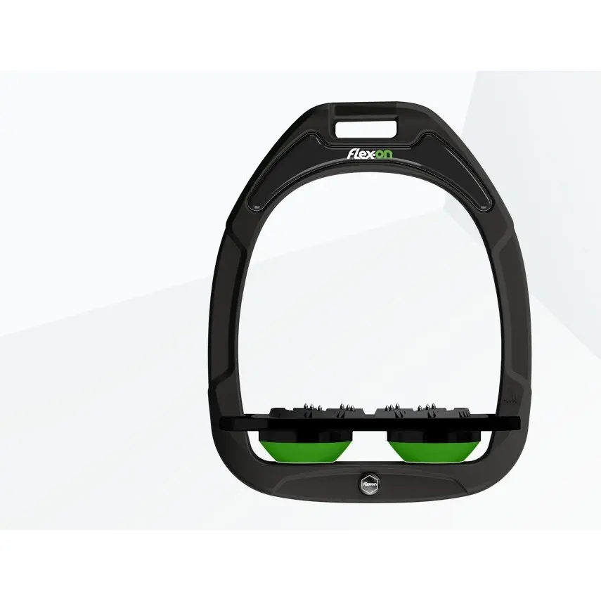 Étriers Plat Ultra Grip Vert/Noir/Vert Flex-On Green Composite