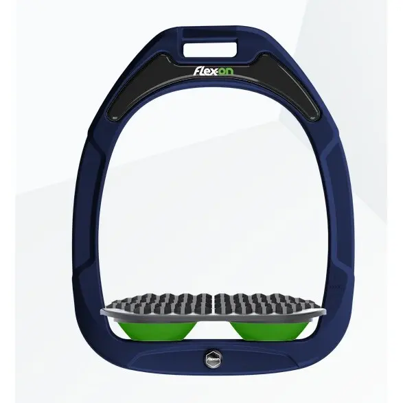 Endurance Steigbügel Marine/Grau/Grün Flex-On Green Composite