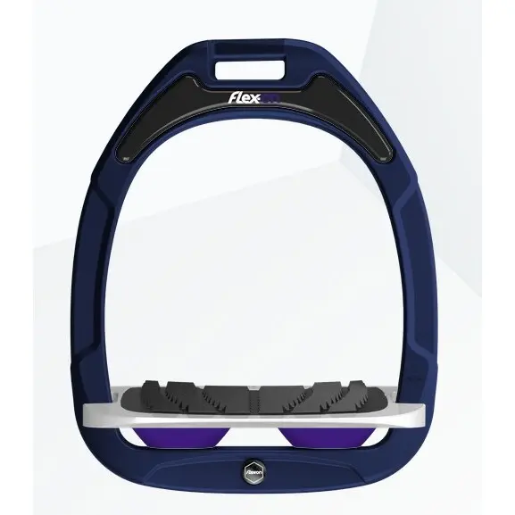 Schrägsteigbügel Grip Marine/Grau/Violett Flex-On Green Composite