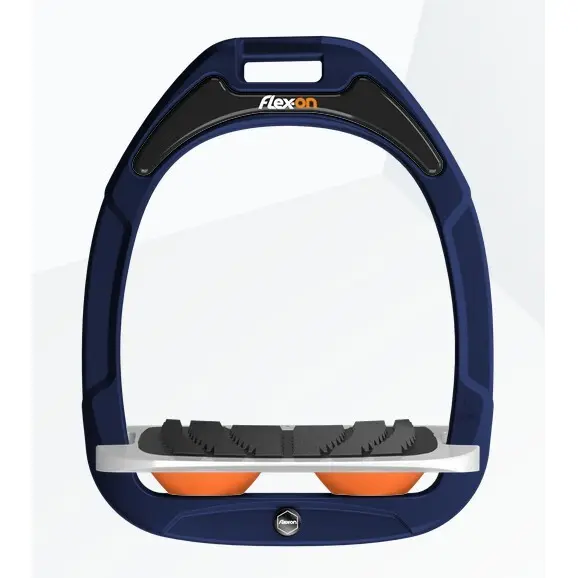 Neigung Grip Steigbügel Marine/Grau/Orange Flex-On Green Composite