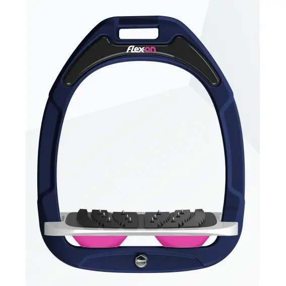 Comparer les prix de Étriers Incliné Ultra Grip Marine/Gris/Rose Flex-On Green Composite