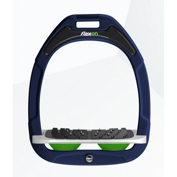 Schrägsteigbügel Ultra Grip Marine/Grau/Grün Flex-On Green Composite