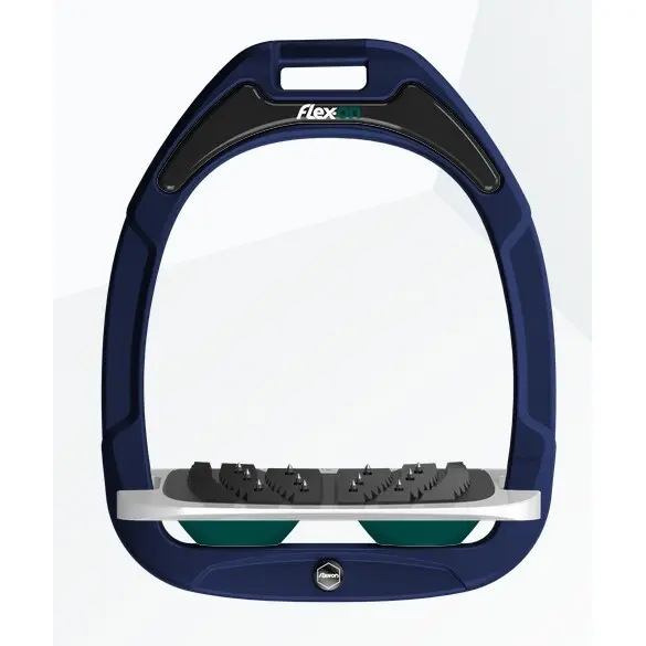 Étriers Incliné Ultra Grip Marine/Gris/Vert Flex-On Green Composite