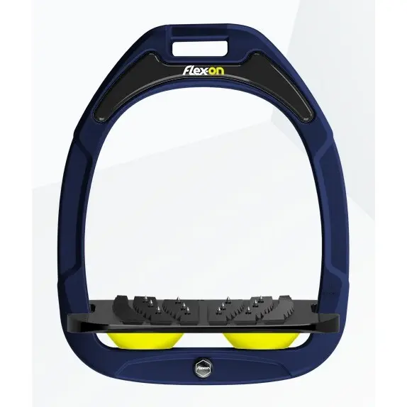 Ultra Grip Steigbügel Marine/Schwarz/Gelb Flex-On Green Composite