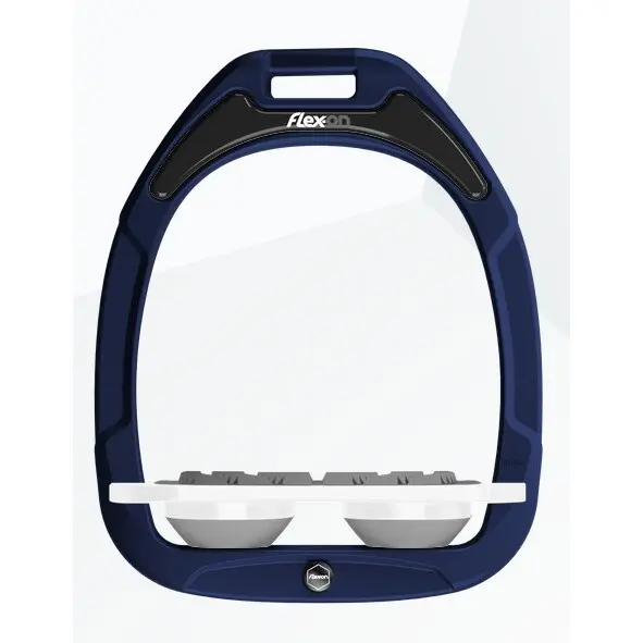 Étriers Plat Grip Marine/Blanc/Gris Flex-On Green Composite