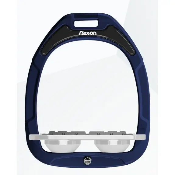 Étriers Plat Grip Marine/Gris/Blanc Flex-On Green Composite