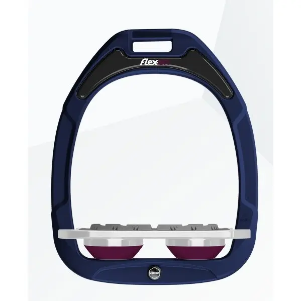 Étriers Plat Grip Marine/Gris/Prune Flex-On Green Composite