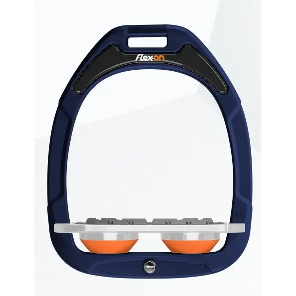 Étriers Plat Grip Marine/Gris/Orange Flex-On Green Composite