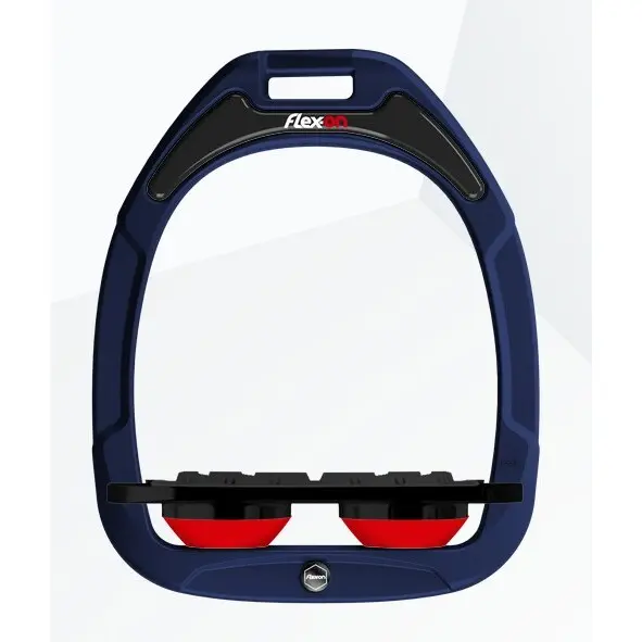 Sattelhalter Flach Grip Marine/Schwarz/Rot Flex-On Green Composite