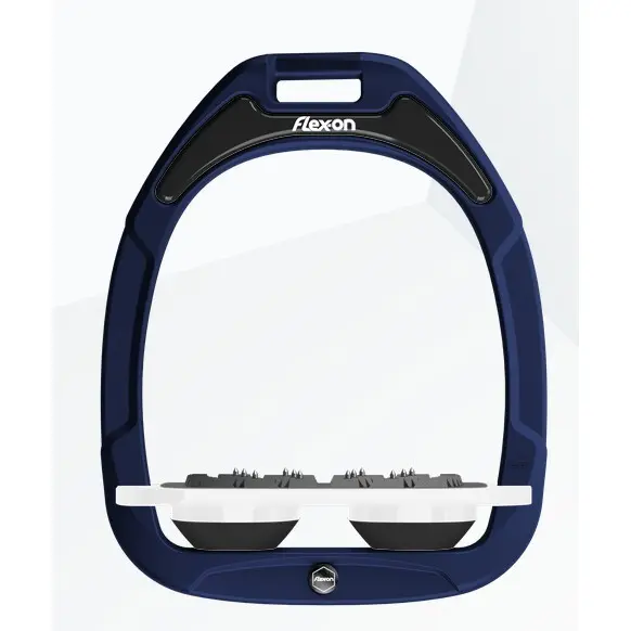 Ultra Grip Flachsteigbügel Marine/Weiß/Schwarz Flex-On Green Composite
