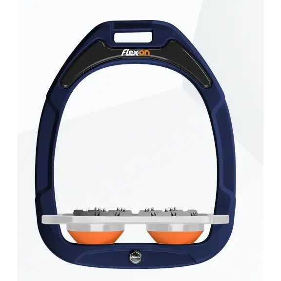 Ultra Grip Flachsteigbügel Marine/Grau/Orange Flex-On Green Composite